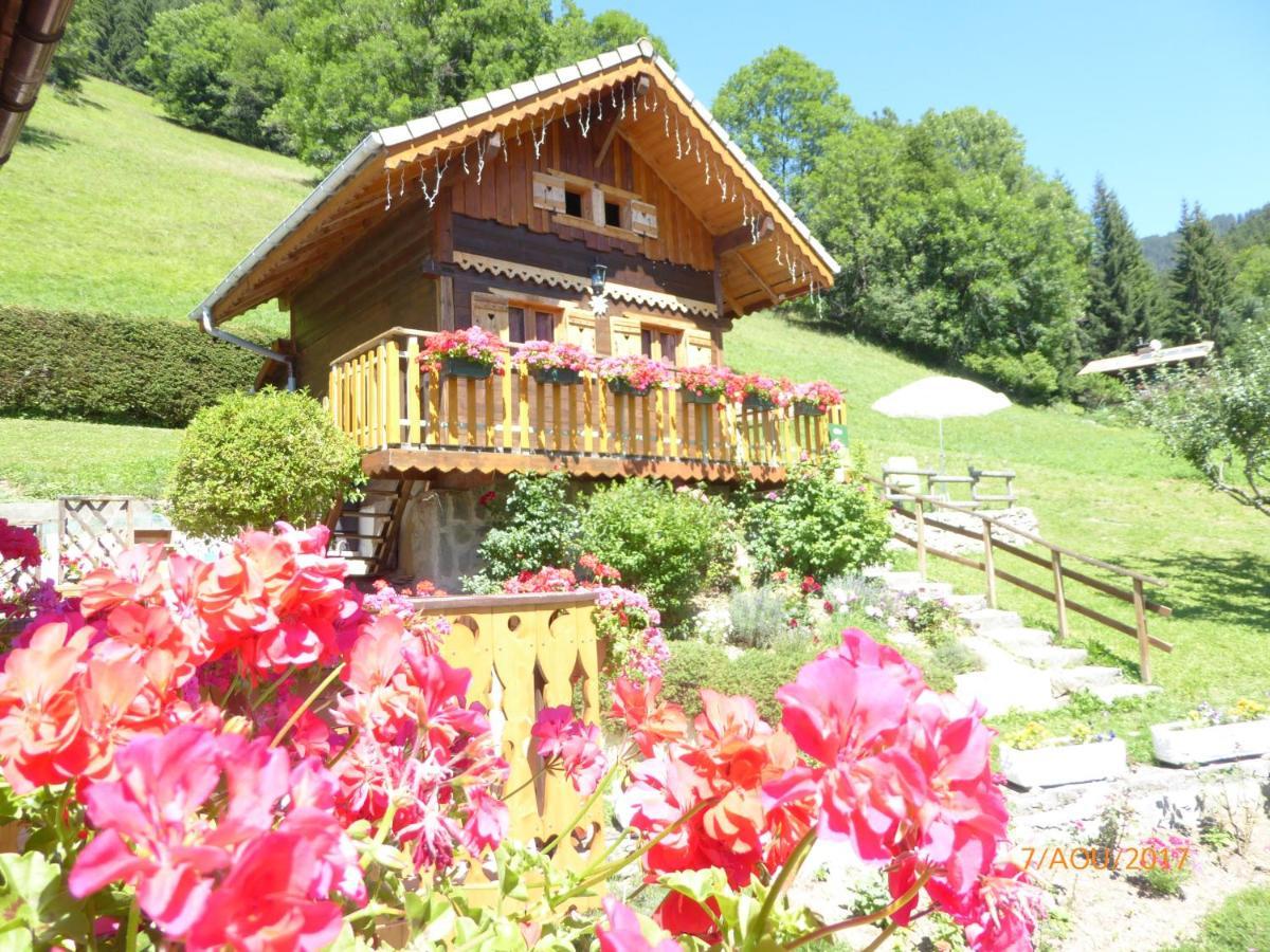 Chalet Fleur Des Neiges Saint-Jean-dʼAulps Esterno foto